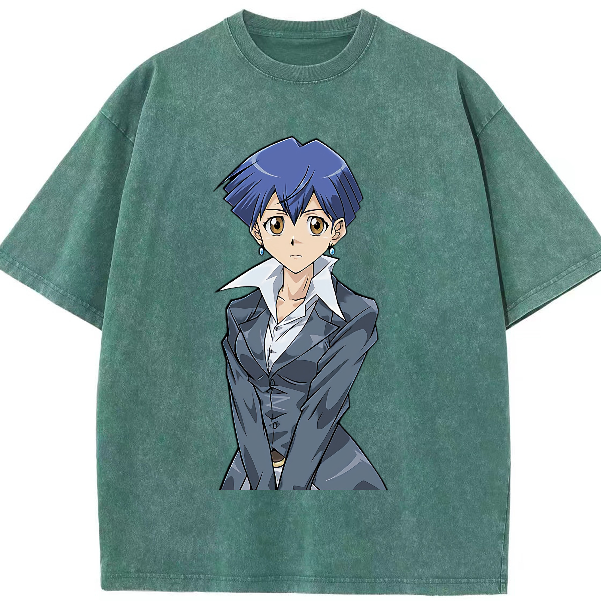（画像用） 遊☆戯☆王 Yu-Gi-Oh! 綿100% ヴィンテージ風 半袖Tシャツ（フロントプリント）